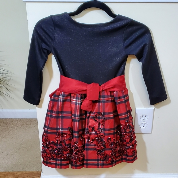 Bonnie Jean Metallic Girls Dress - Picture 3 of 6